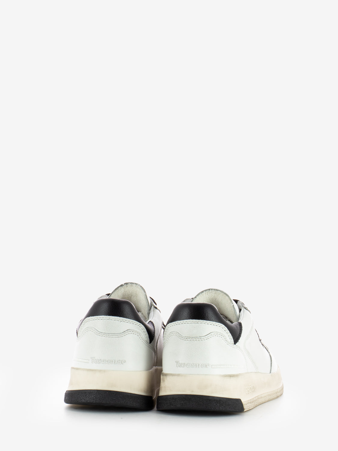 Sneakers Tweener brushed leather white / black
