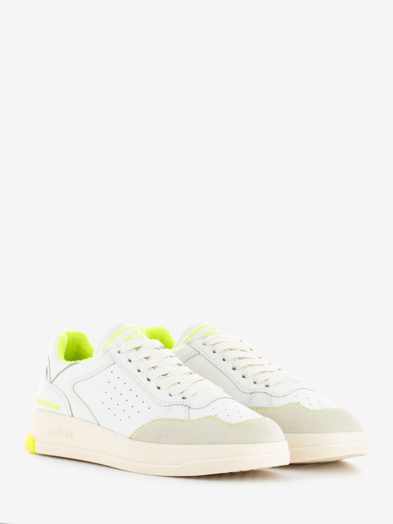 GHOUD - Sneakers Tweener fluo leather white / yellow