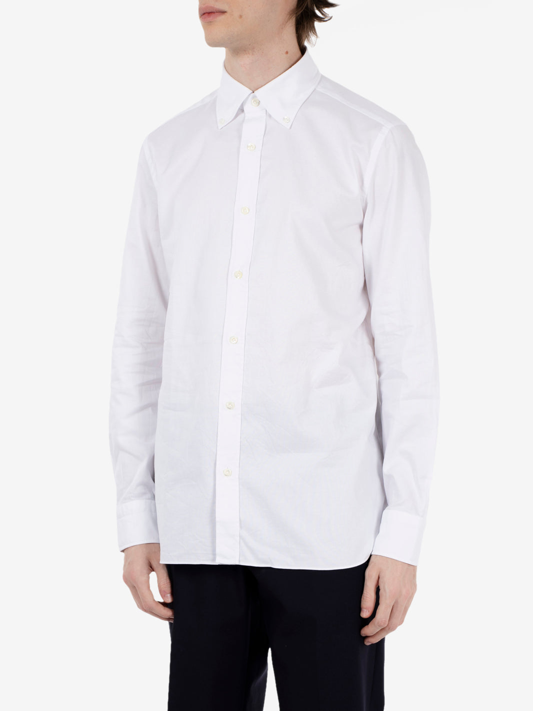 White button-down shirt