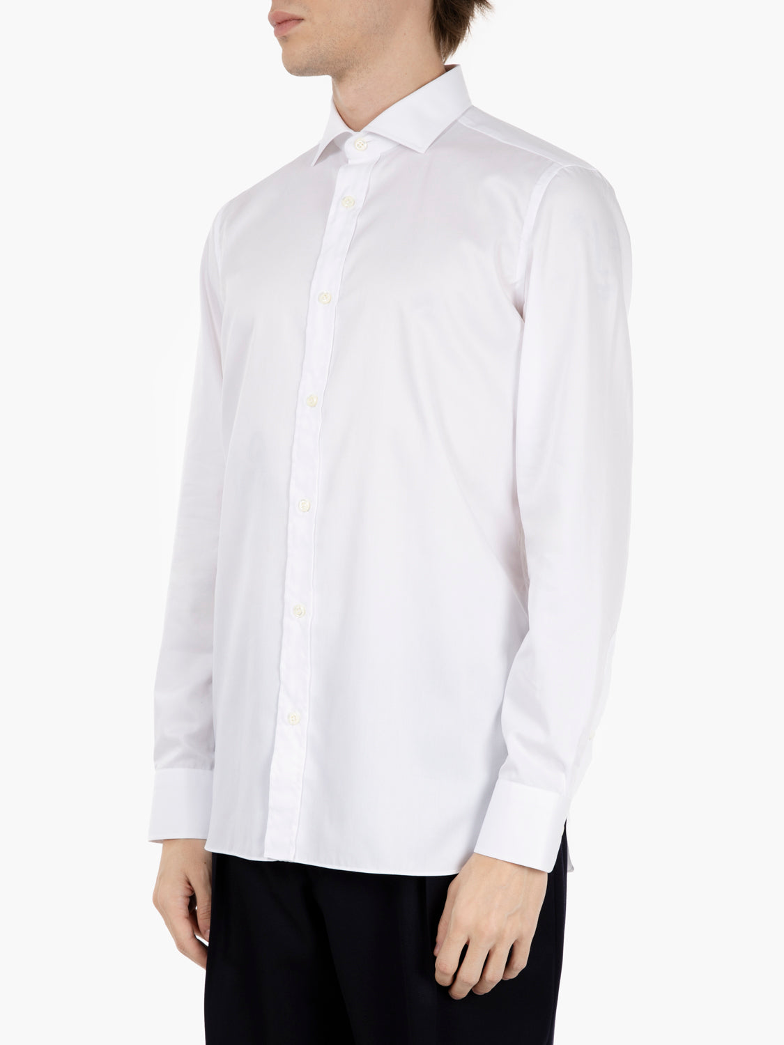Camicia in cotone bianco