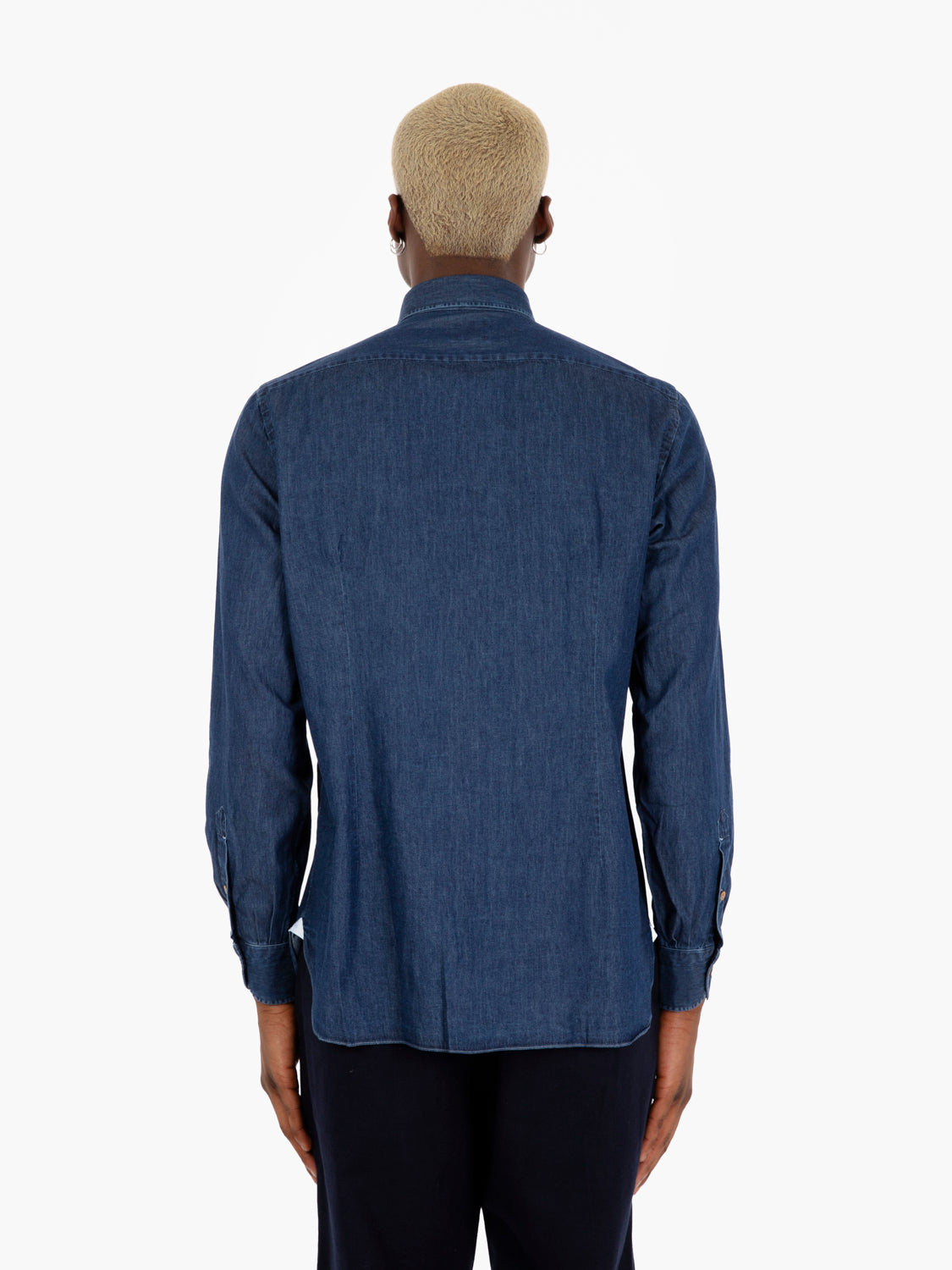 Camicia in denim medio