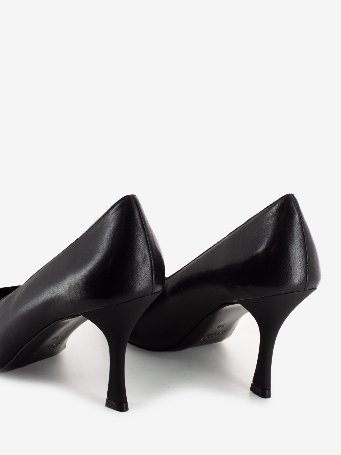 Décolleté in pelle neri