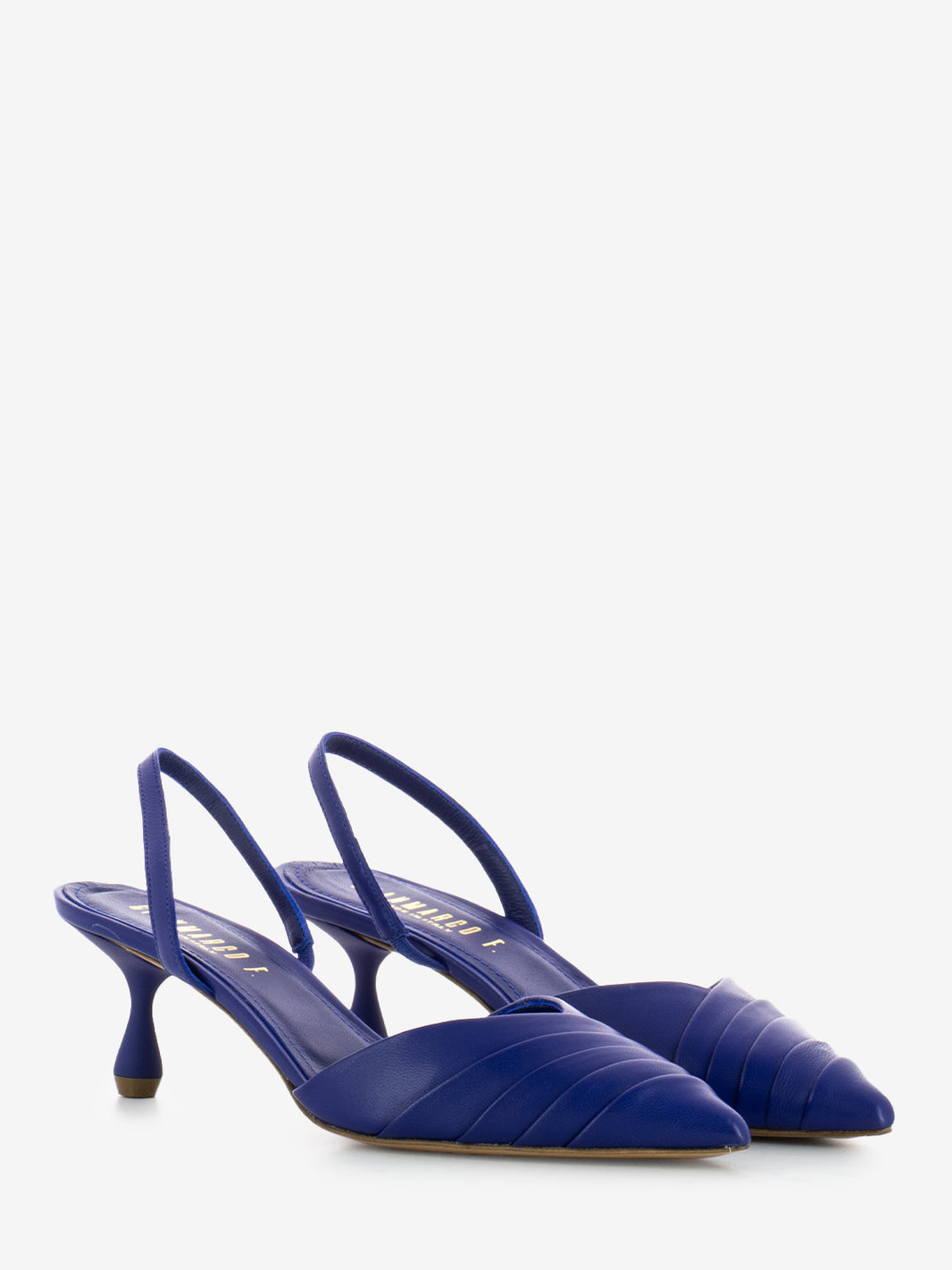 Slingback con tacco a goccia royal
