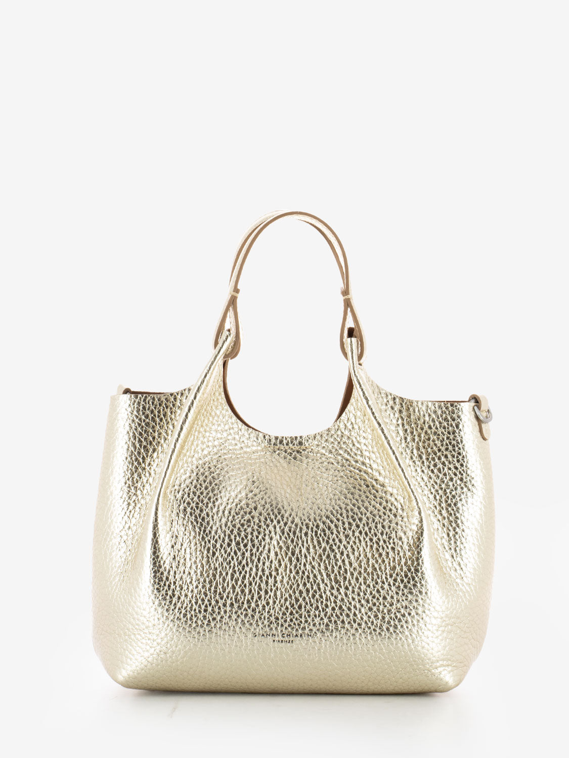 Dua Handbag in Gold / Caramel Leather