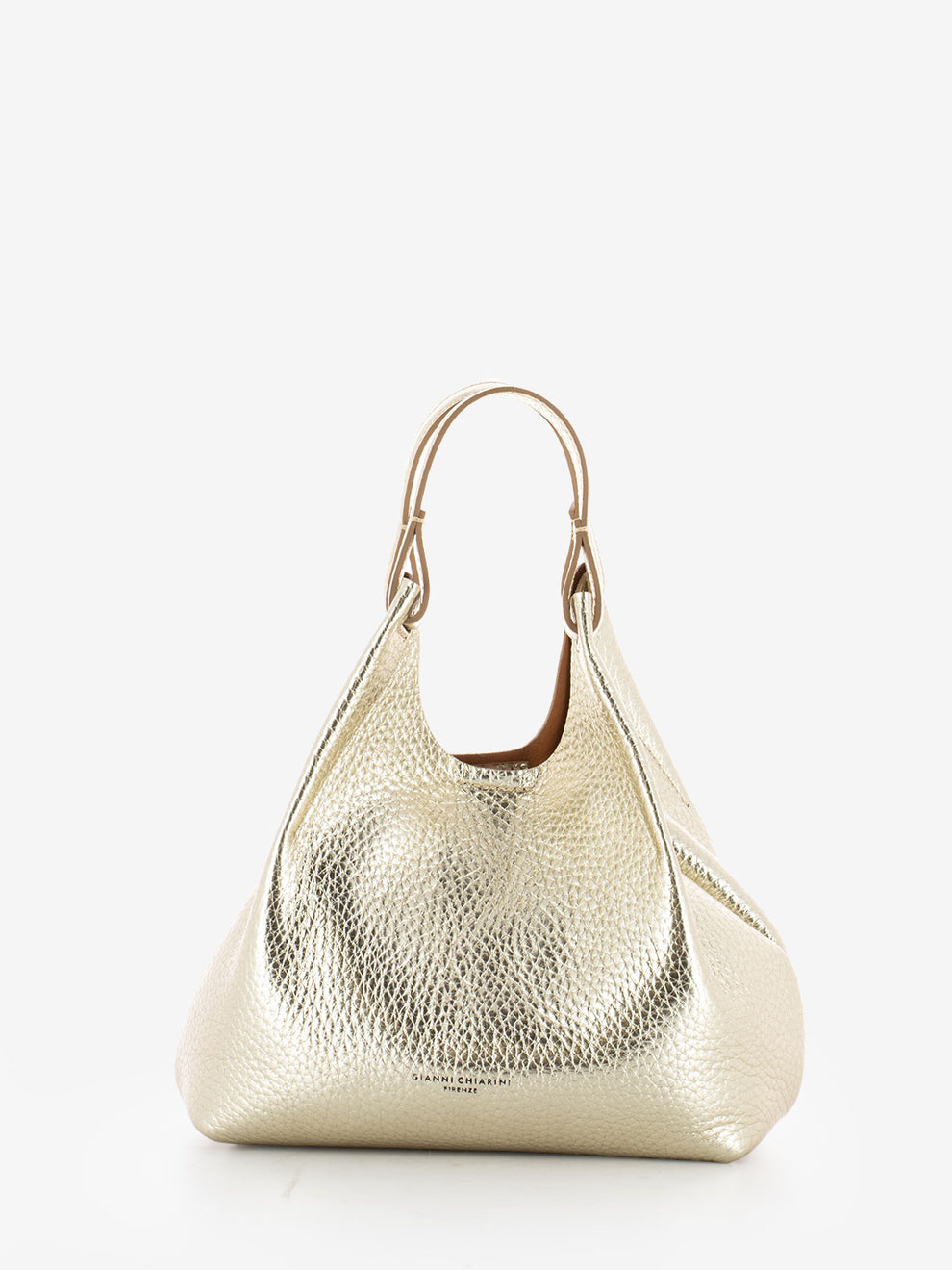Dua Handbag in Gold / Caramel Leather