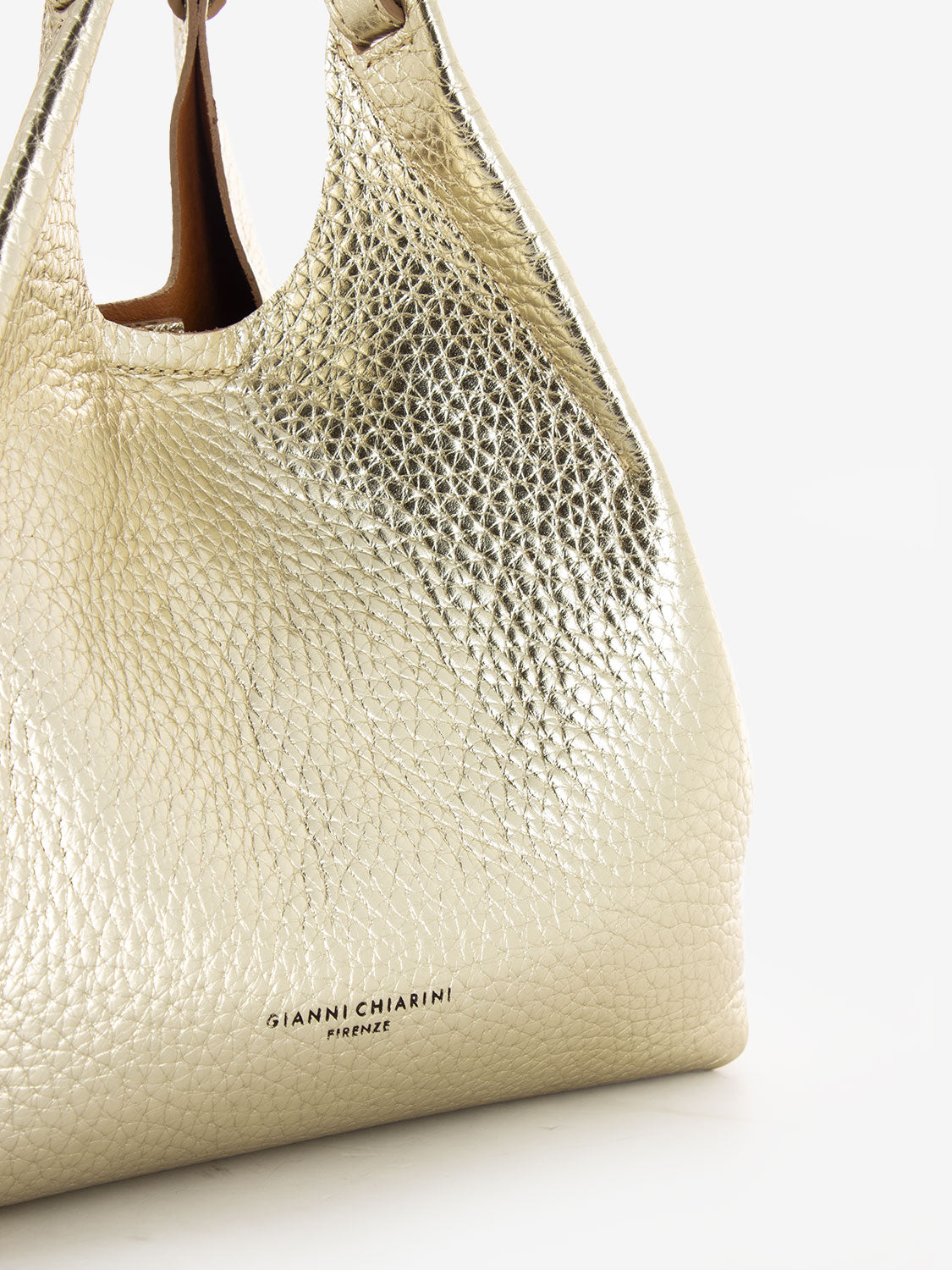 Dua Handbag in Gold / Caramel Leather