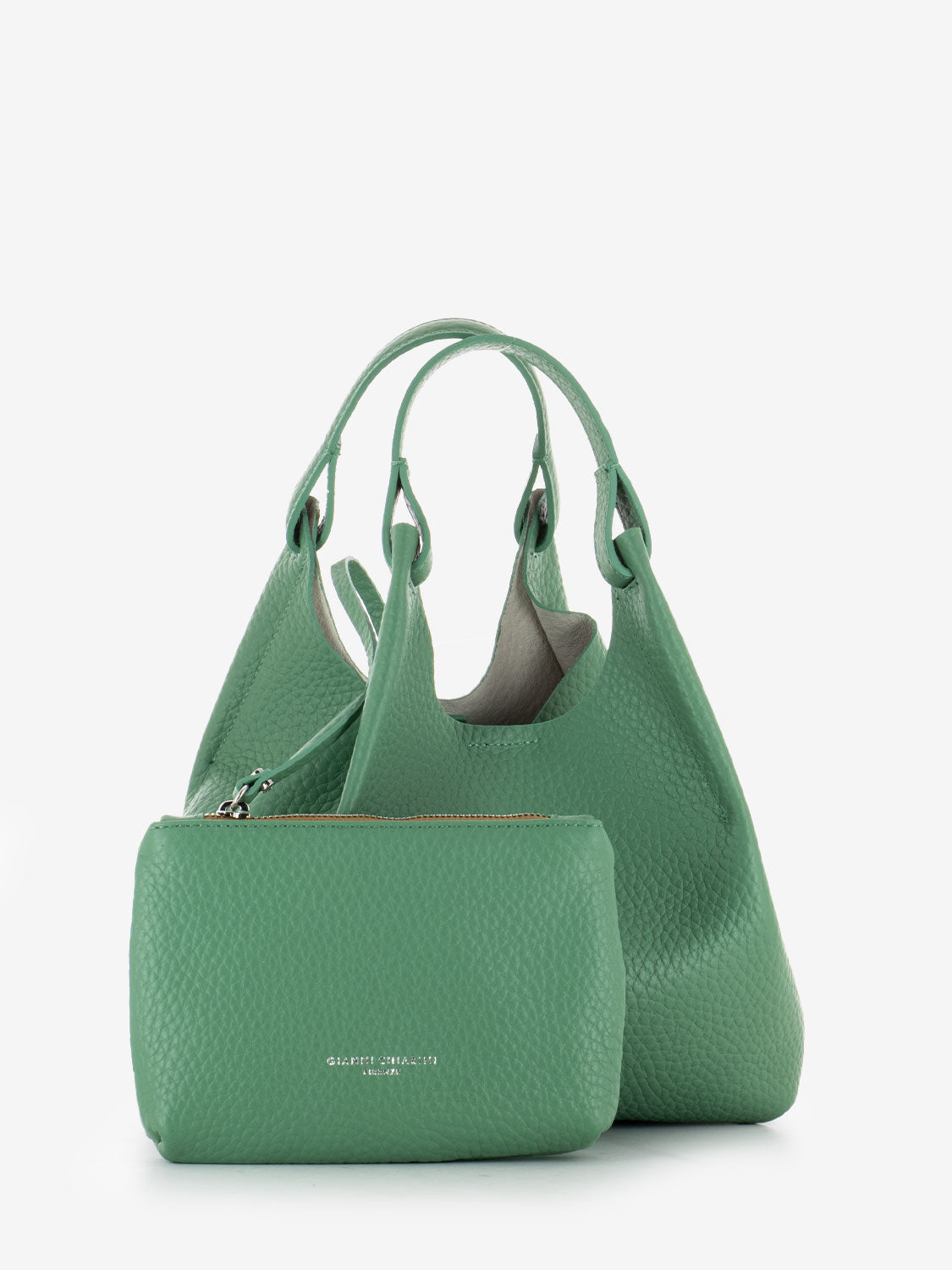 Borsa a mano Dua in pelle menta
