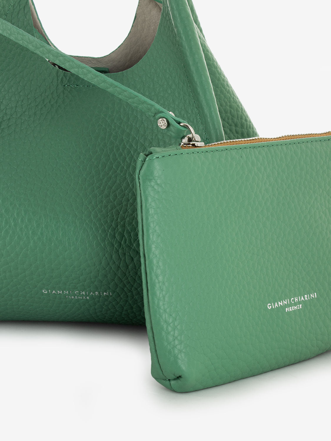 Borsa a mano Dua in pelle menta