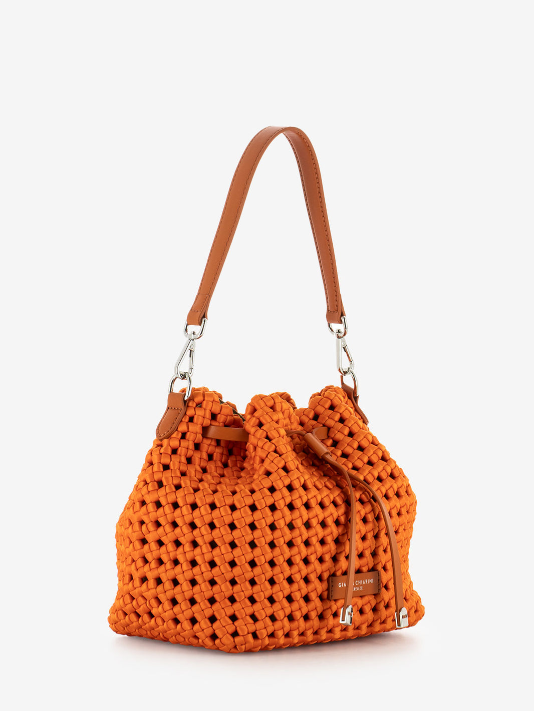 Borsa a spalla Fiore corallo