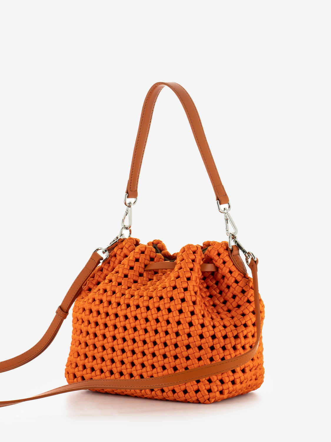 Borsa a spalla Fiore corallo