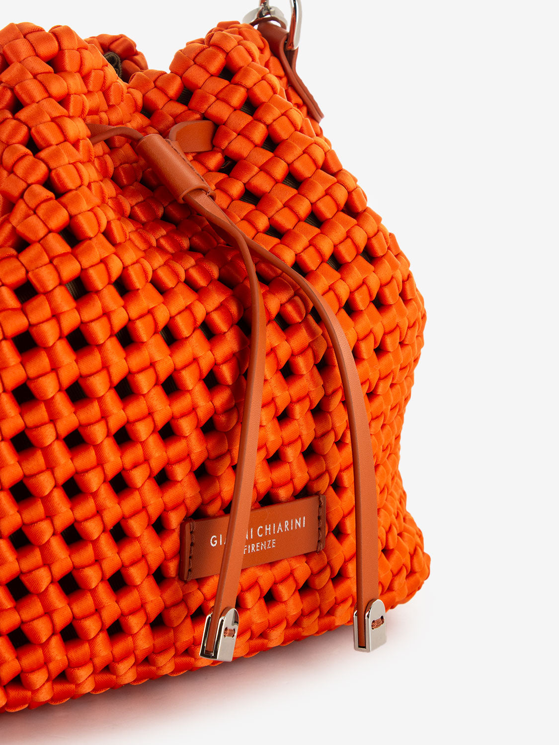 Borsa a spalla Fiore corallo