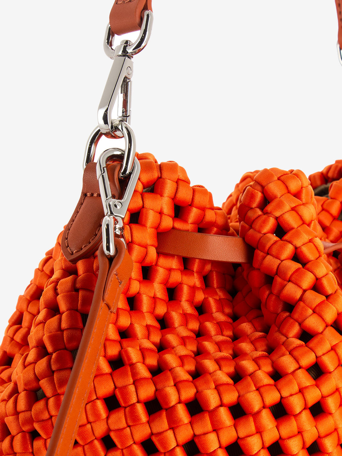 Borsa a spalla Fiore corallo