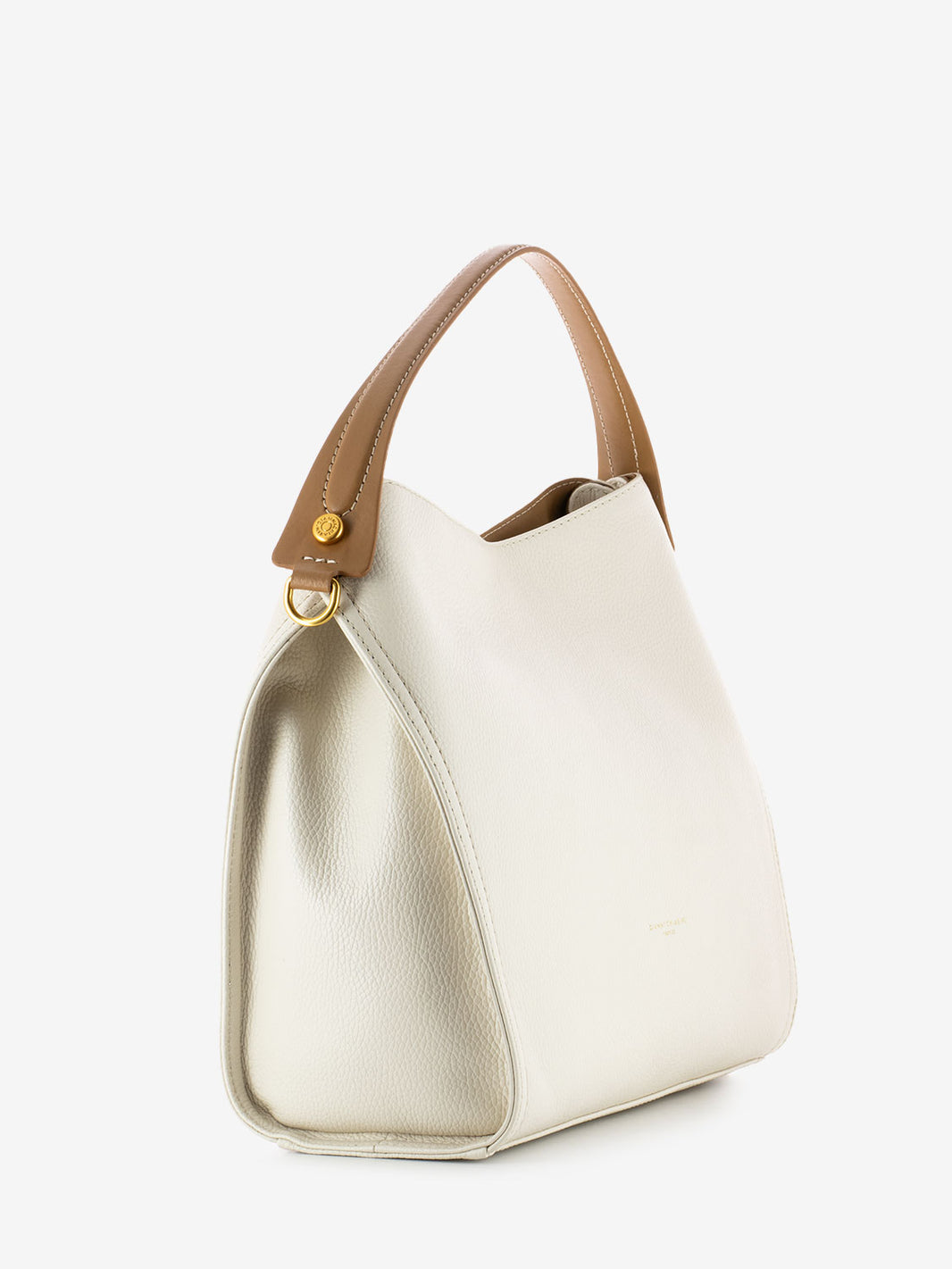 Gisella marble leather shoulder bag