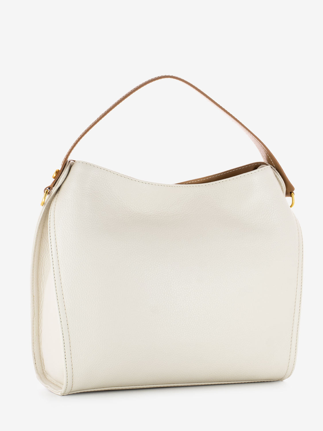 Borsa a spalla in pelle Gisella marble