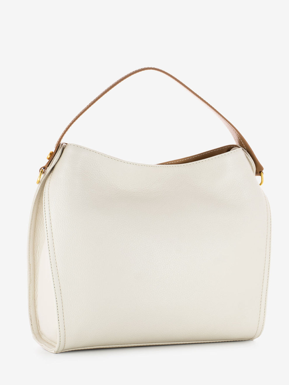 Borsa a spalla in pelle Gisella marble