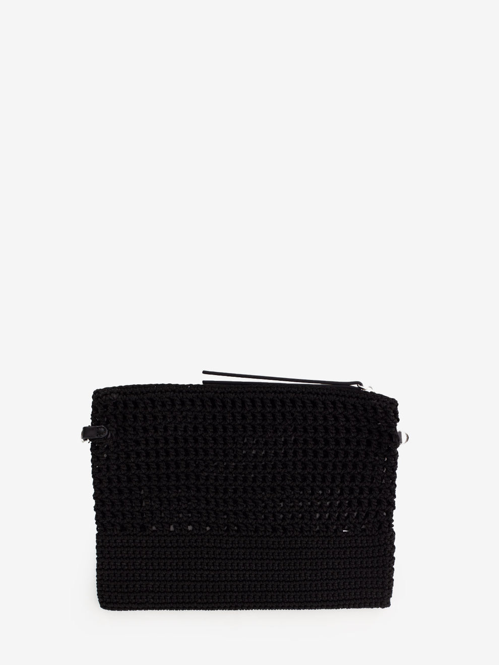 Borsa a tracolla Victoria crochet nero