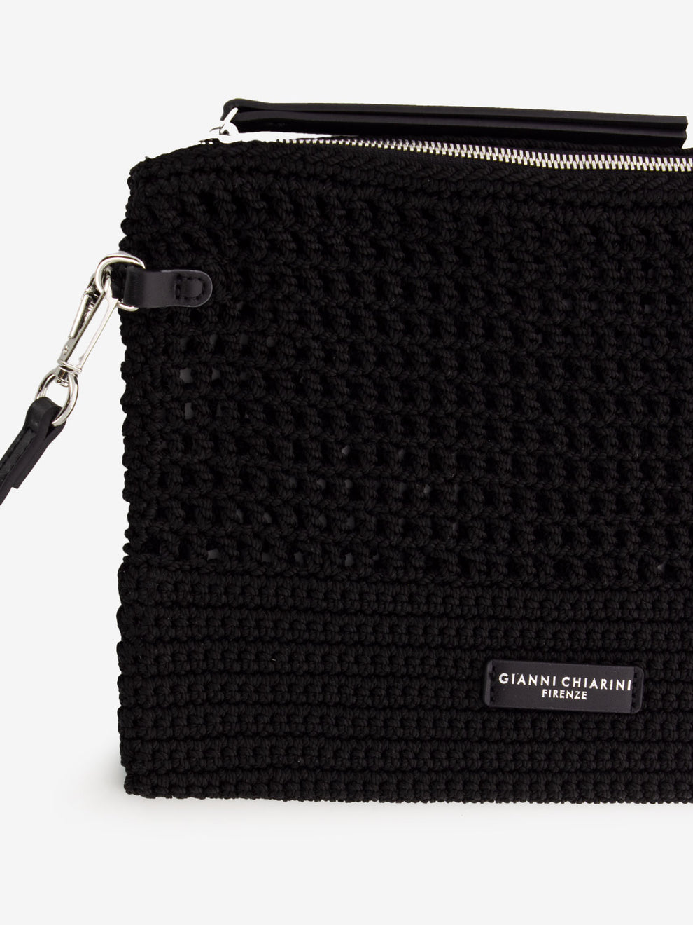 Borsa a tracolla Victoria crochet nero