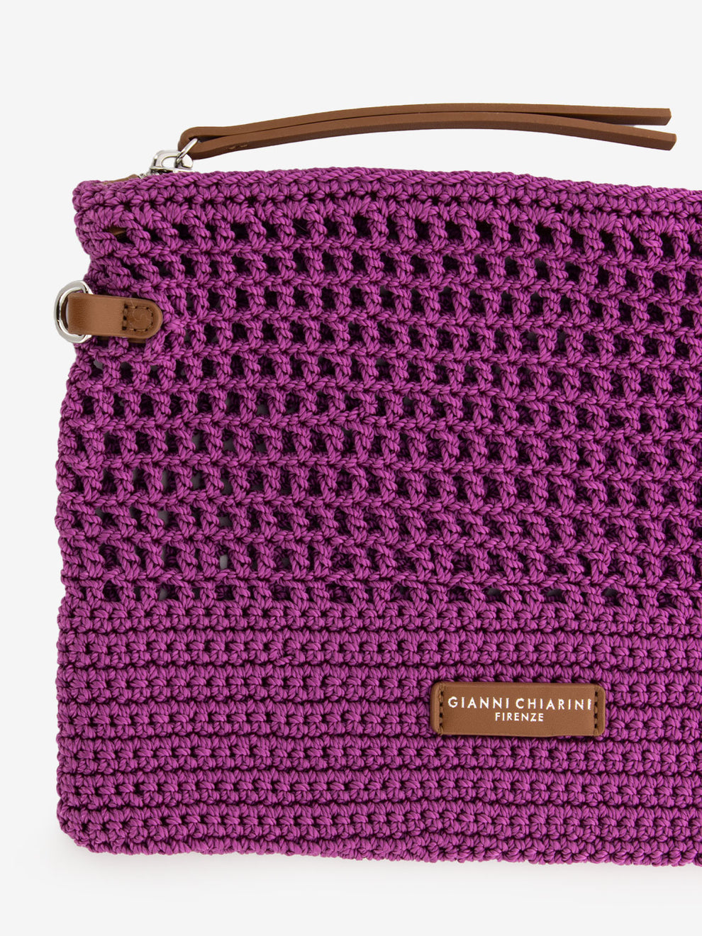 Borsa a tracolla Victoria crochet peonia