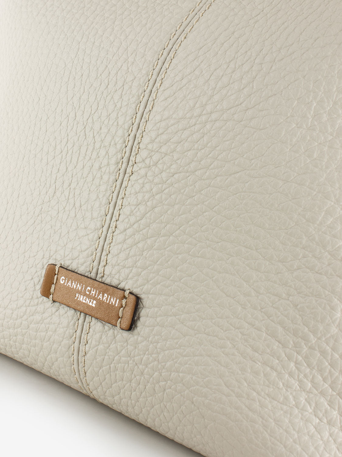 Borsa Alessandra in pelle sabbia