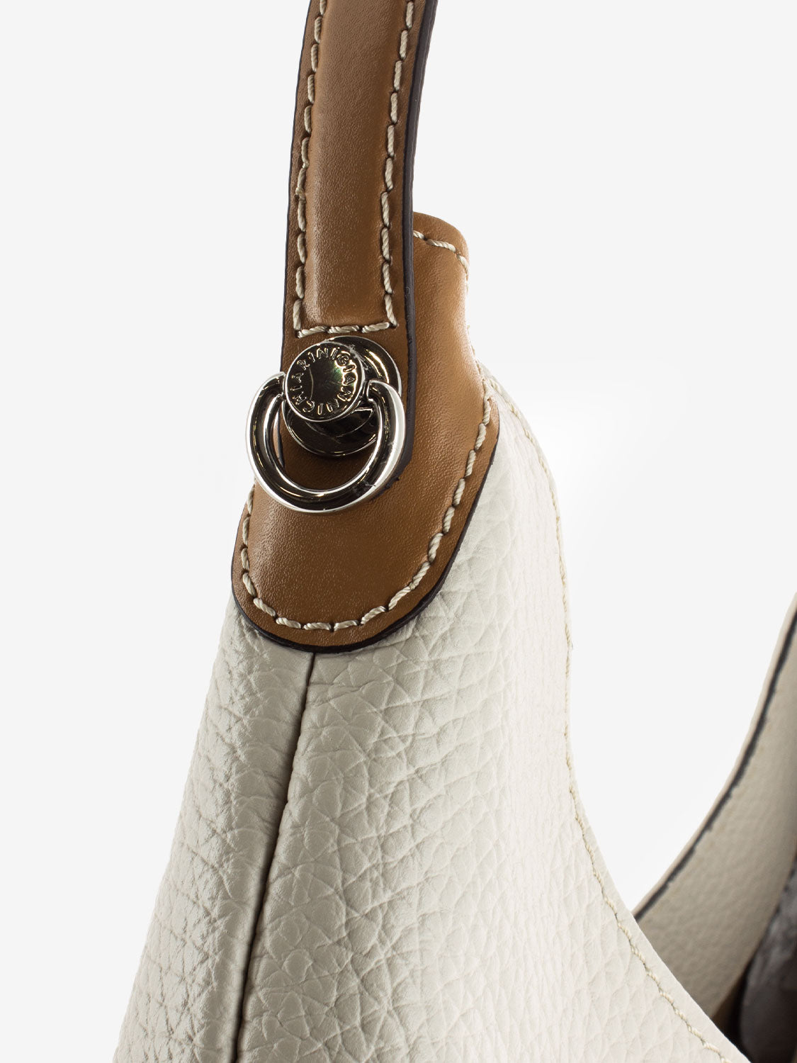 Borsa Alessandra in pelle sabbia