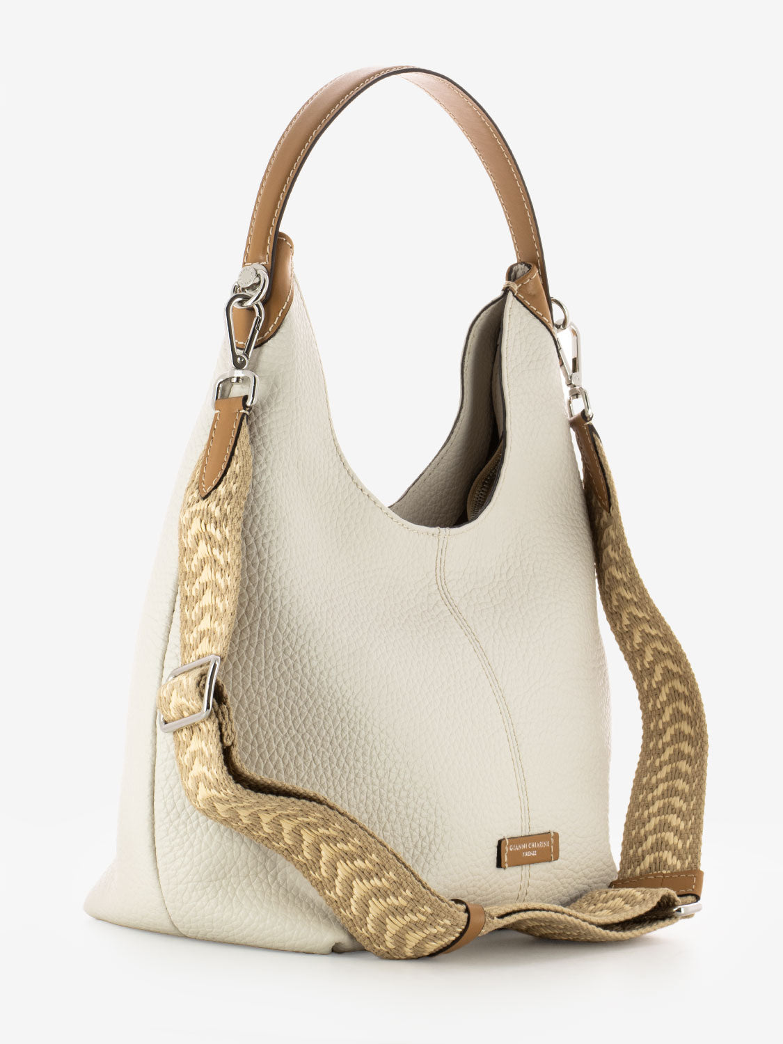 Borsa Alessandra in pelle sabbia