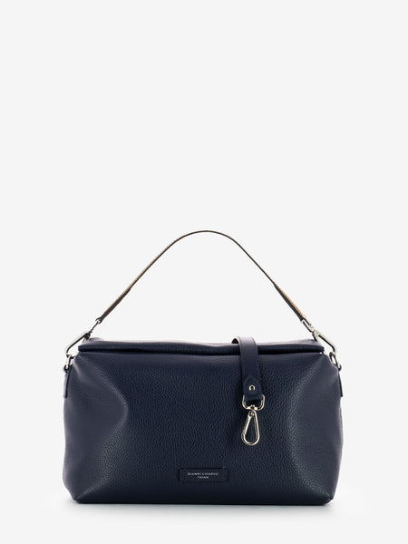 Borsa Amina pelle navy