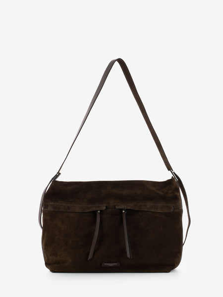 Borsa Andrea in suede chocolate