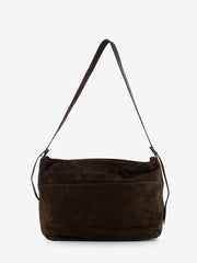 GIANNI CHIARINI - Borsa Andrea in suede chocolate