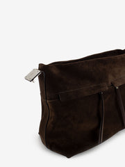 GIANNI CHIARINI - Borsa Andrea in suede chocolate