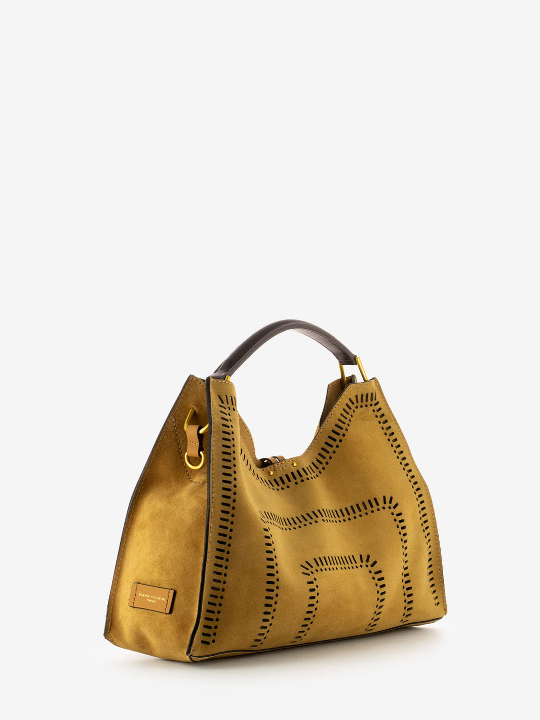 Borsa Aurora in pelle peanut butter