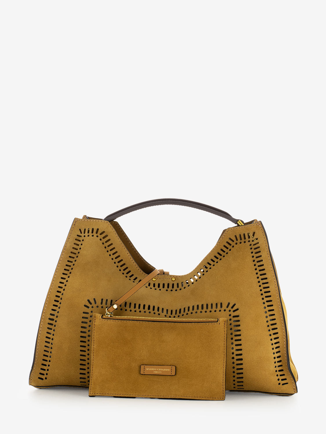 GIANNI CHIARINI BS11265CMLSRAURORA13956PEANUTBUTTER… Gianni Chiarini Firenze - Aurora bag in peanut butter
