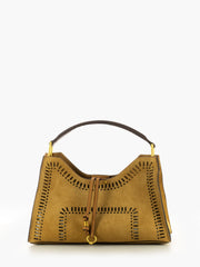 GIANNI CHIARINI - Borsa Aurora S in pelle peanut butter
