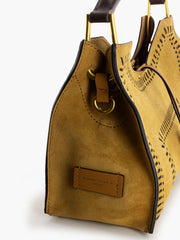 GIANNI CHIARINI - Borsa Aurora S in pelle peanut butter