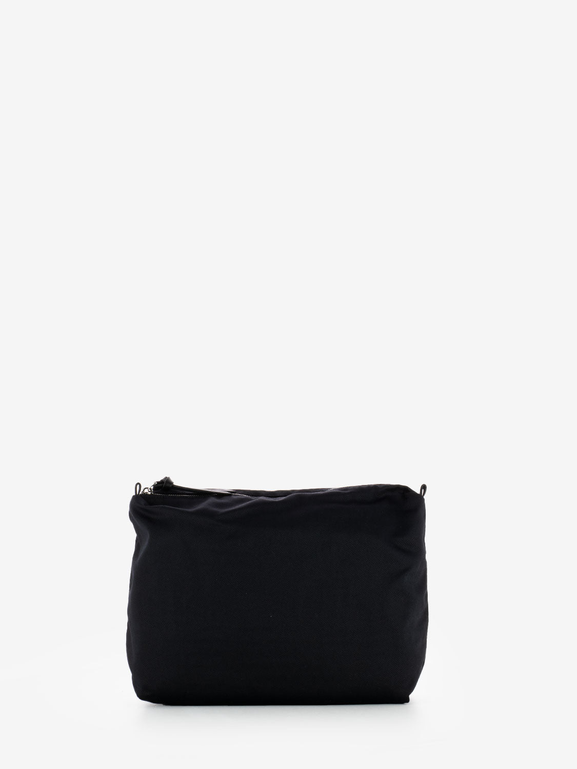 Borsa Ava in tessuto intrecciato nero