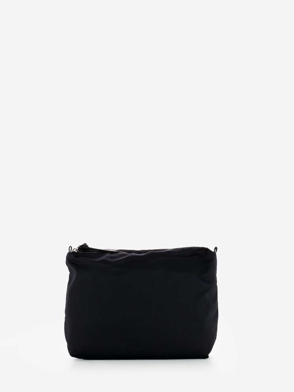 Borsa Ava in tessuto intrecciato nero