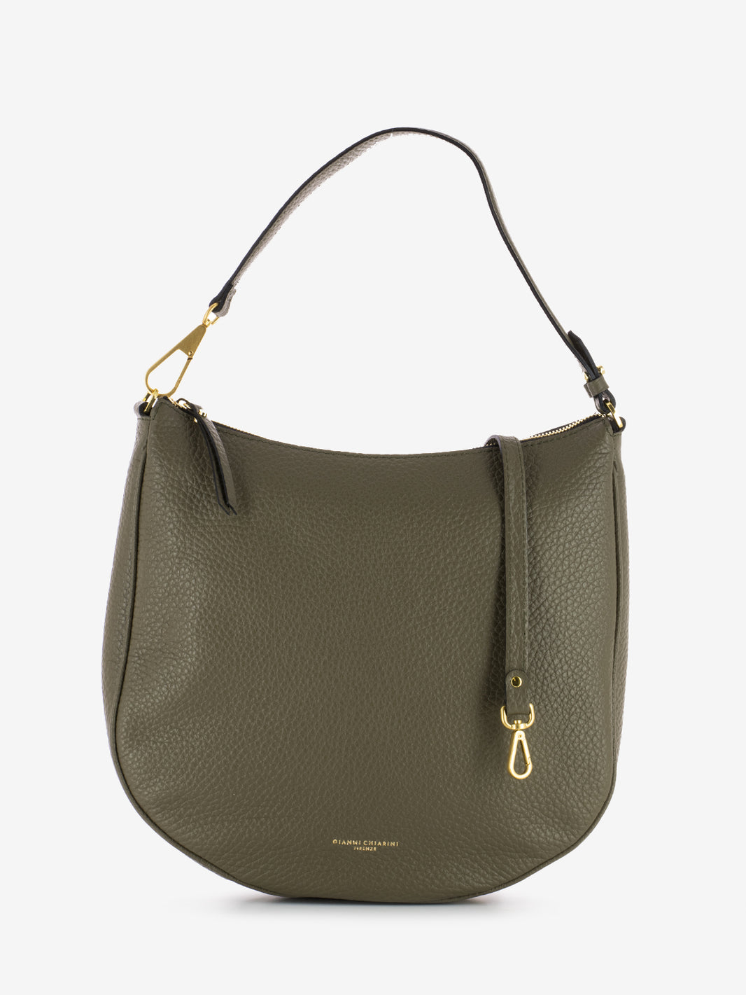 Brooke guam green leather bag