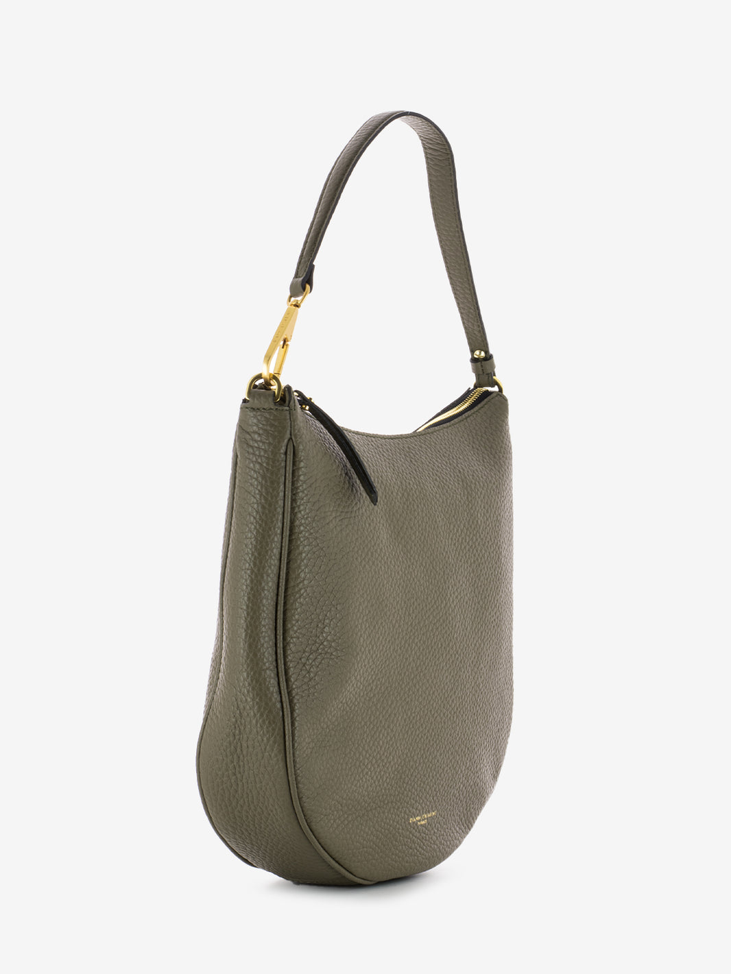 Brooke guam green leather bag