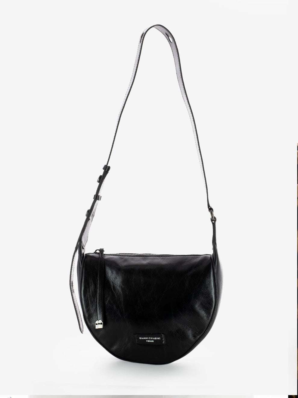Borsa Charlotte in pelle nera
