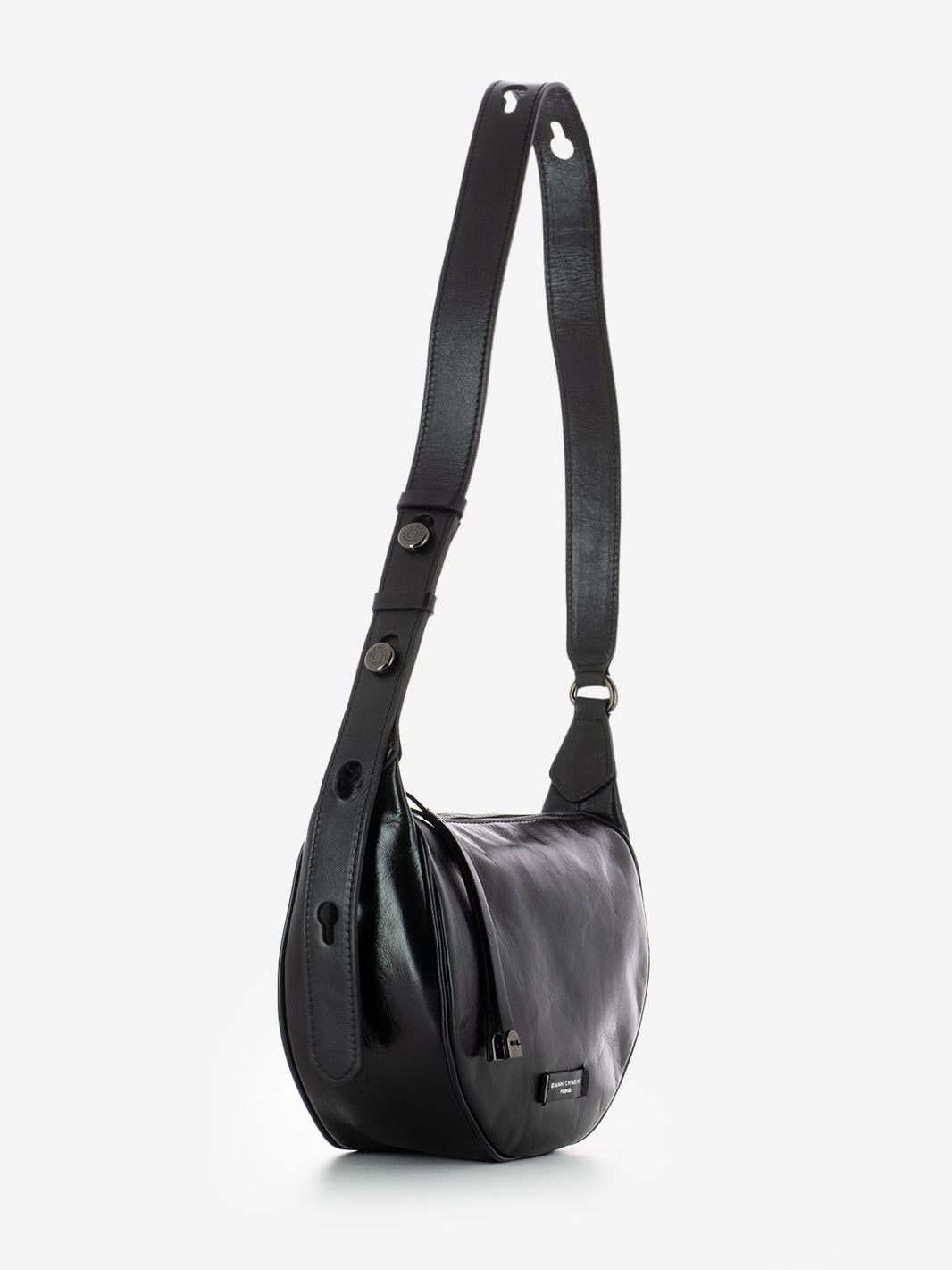 Borsa Charlotte in pelle nera