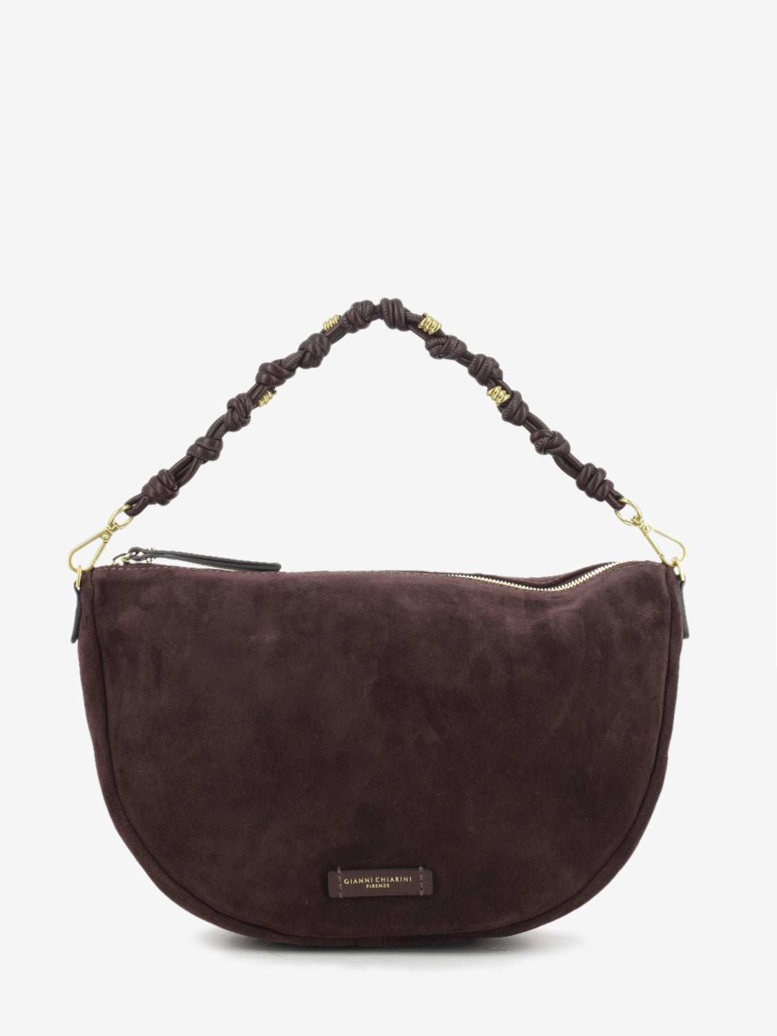 Borsa Cleo in suede amarone