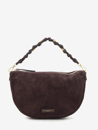 Borsa Cleo in suede amarone