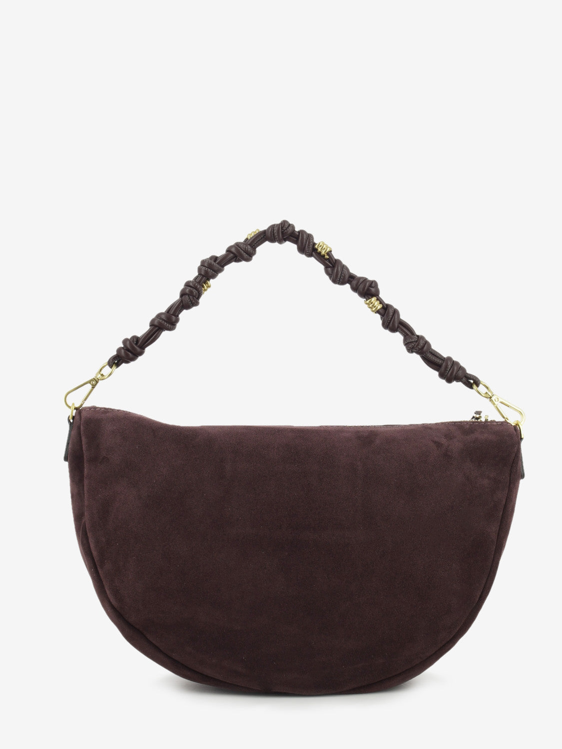 Borsa Cleo in suede amarone