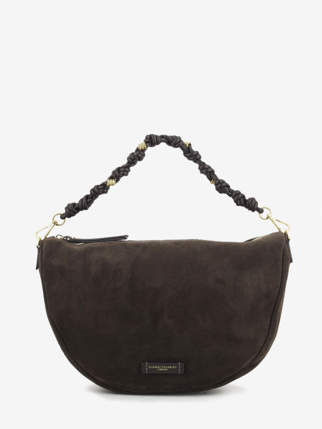 Borsa Cleo in suede moka