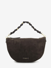 Borsa Cleo in suede moka