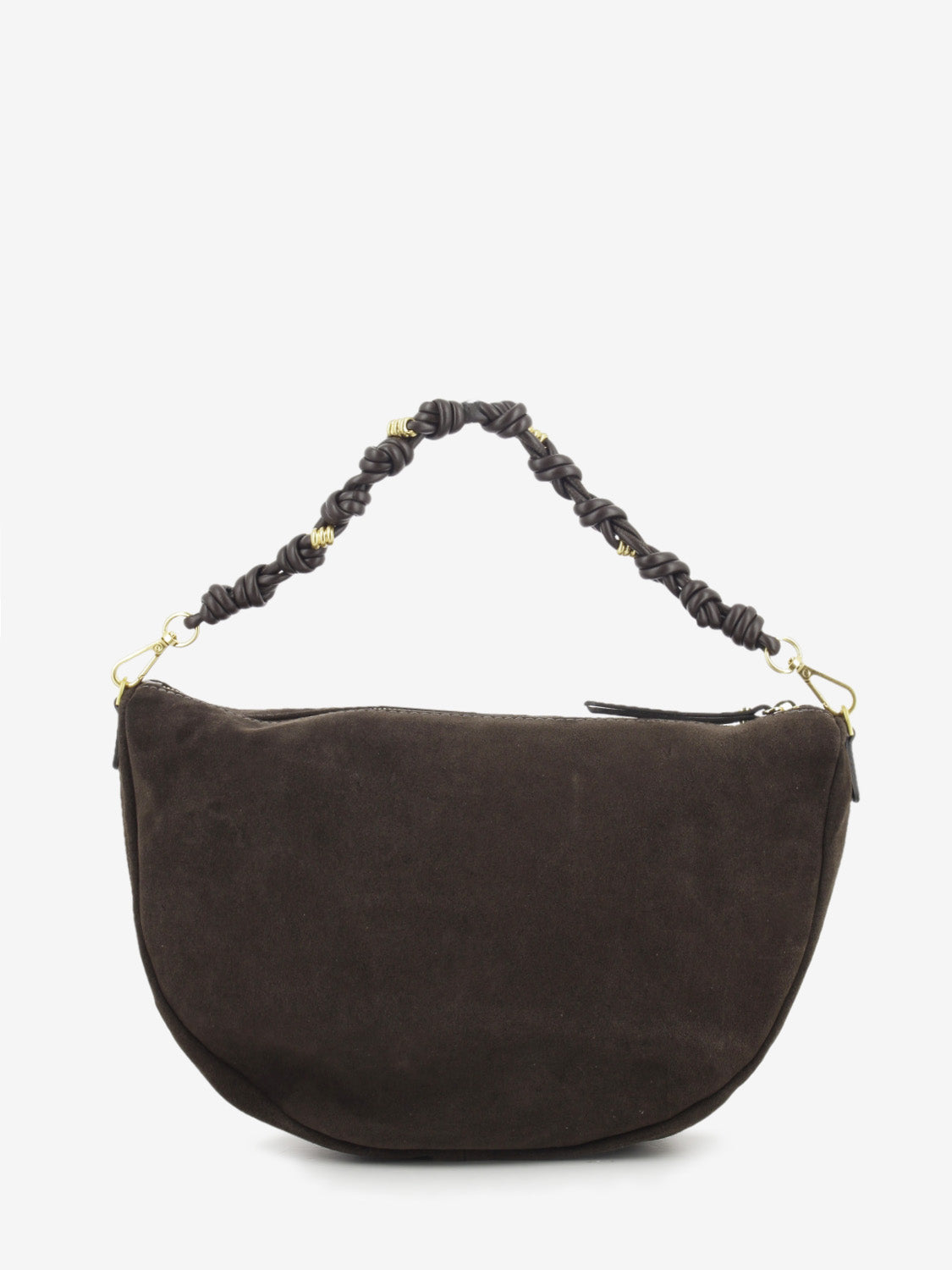 Borsa Cleo in suede moka