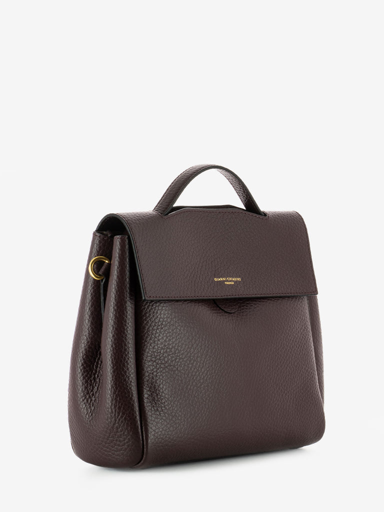 GIANNI CHIARINI - Borsa Clio a mano in pelle plum