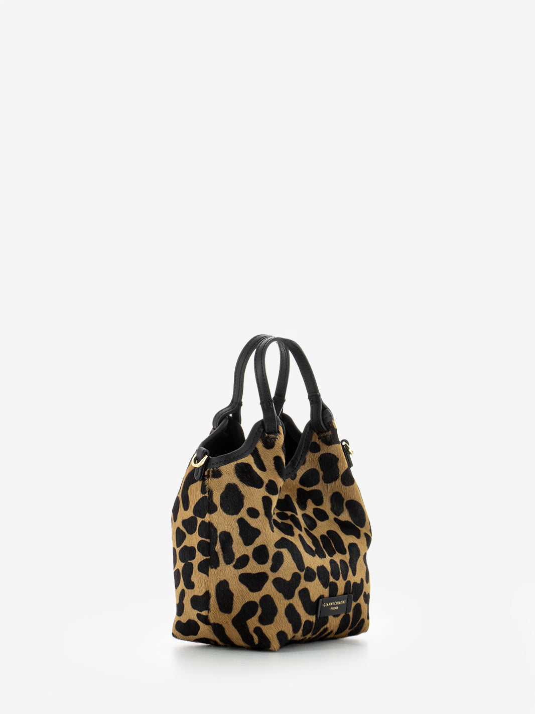 Borsa Dua in cavallino leo / nera