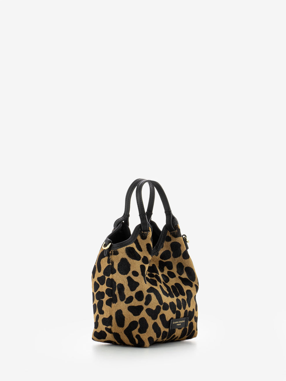Borsa Dua in cavallino leo / nera