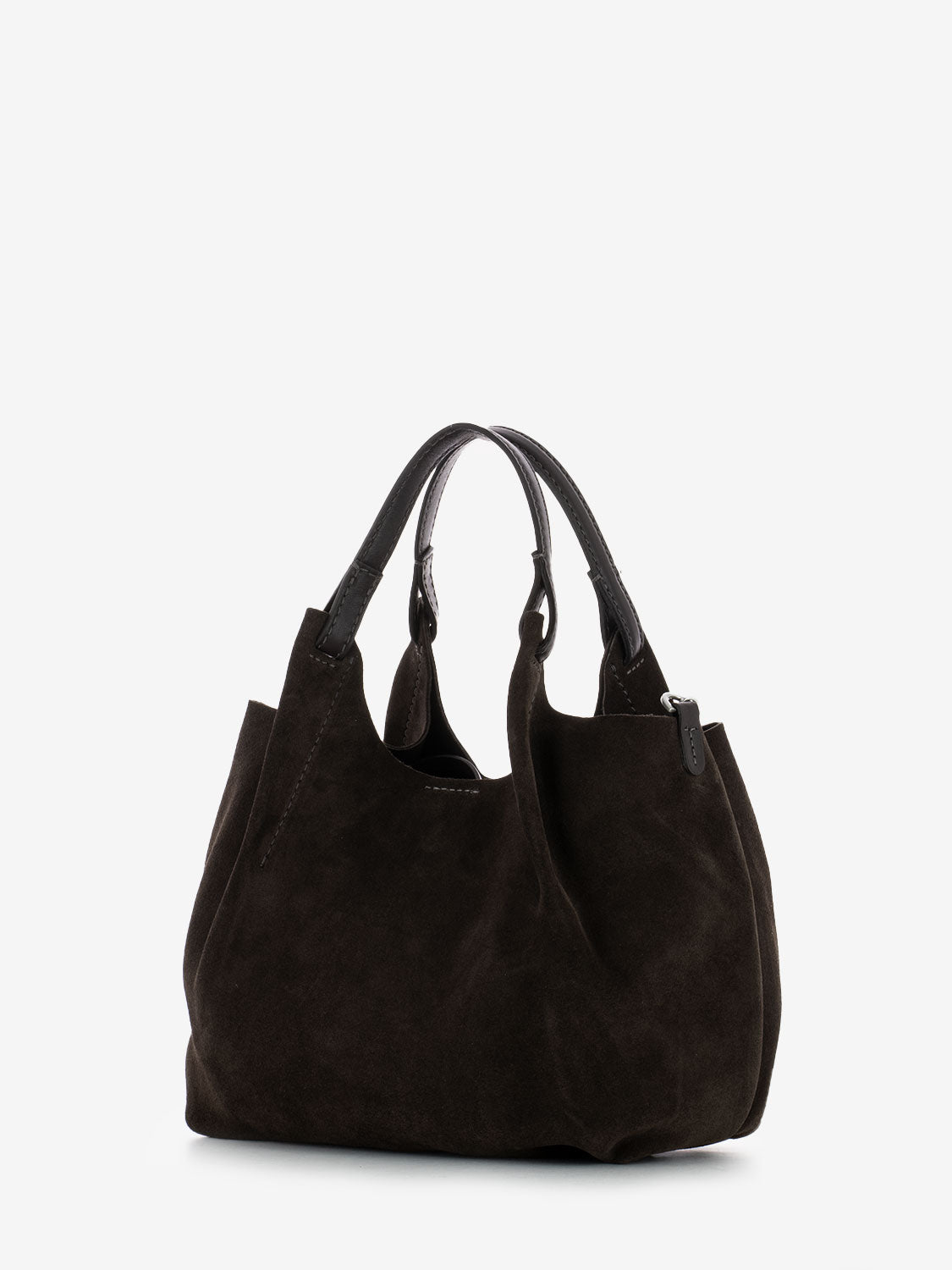 Borsa Dua in pelle moka