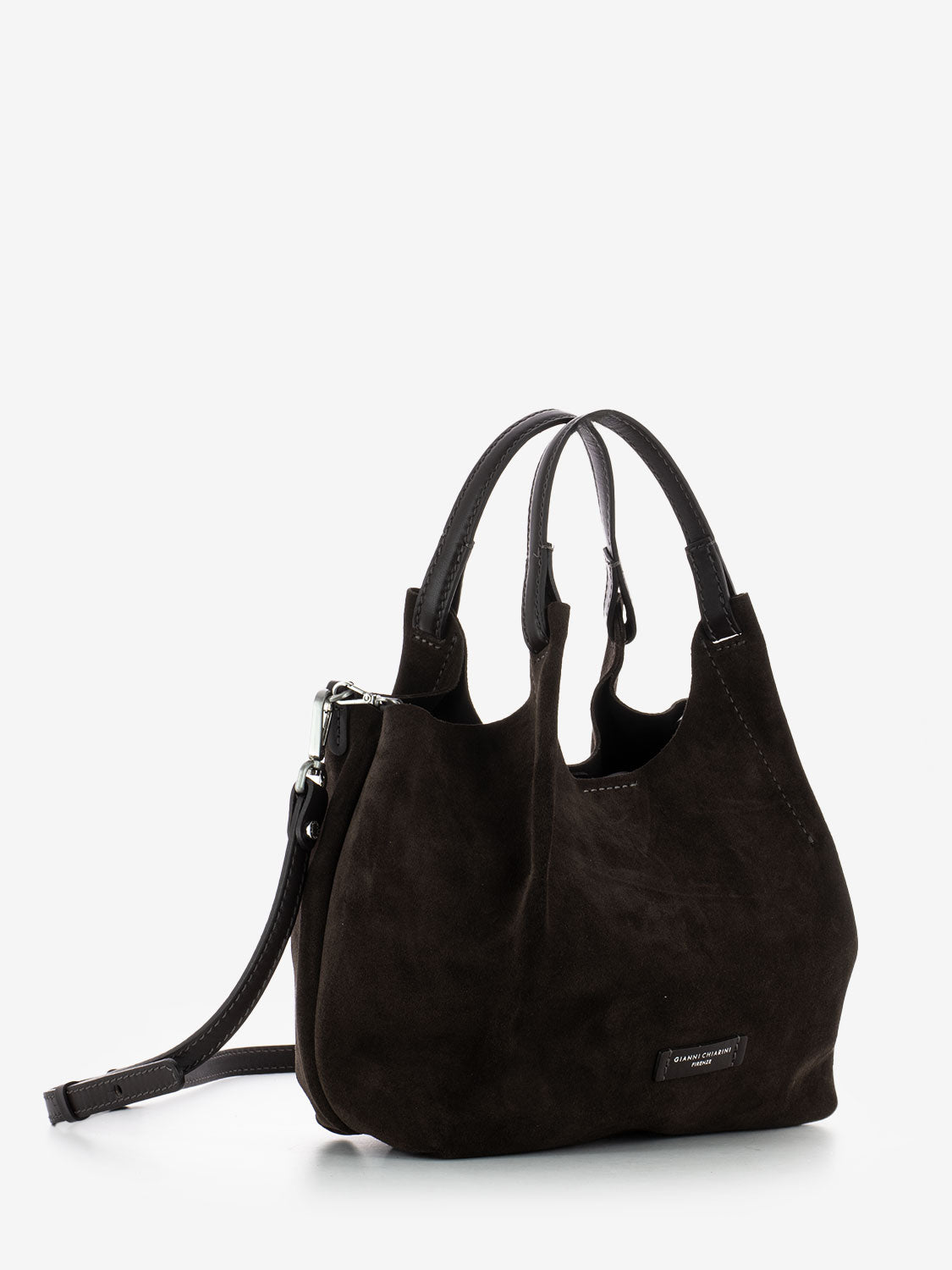Borsa Dua in pelle moka